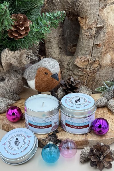 Christmas 10CL Tin Candles - Ptarmigans Winter