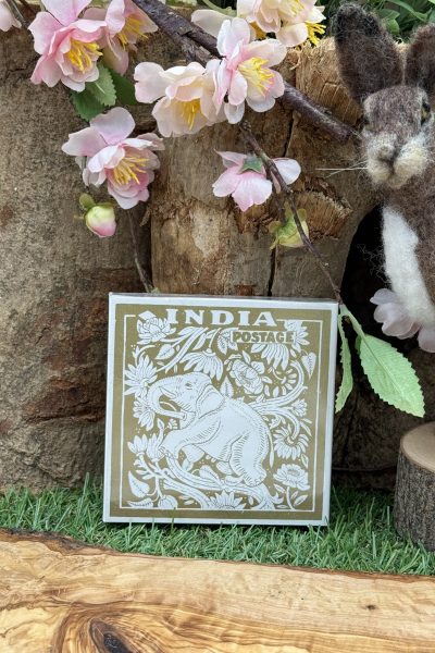 Luxury Match Boxes - Gold Elephant