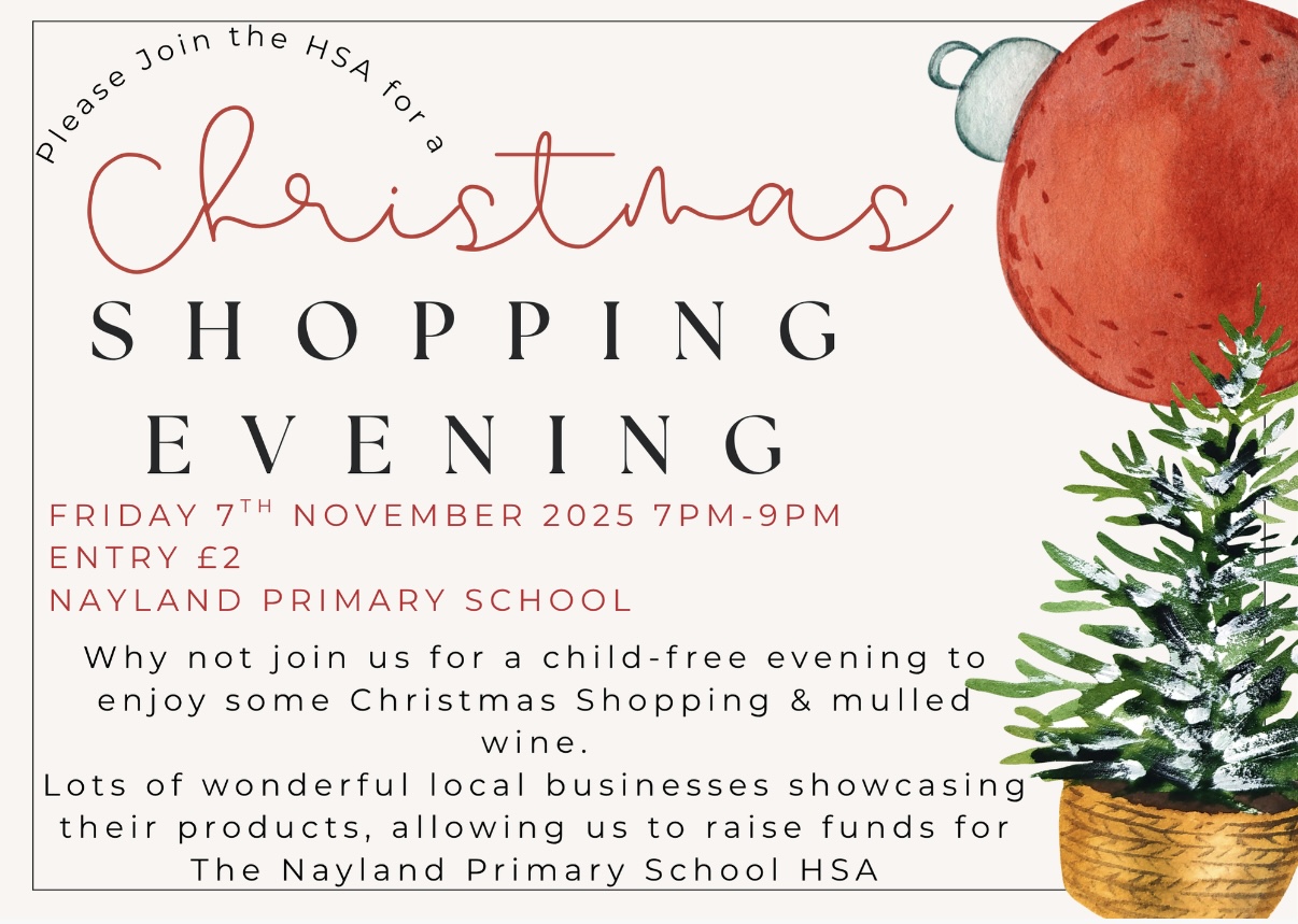 Nayland Primary School Christmas Shopping 2025